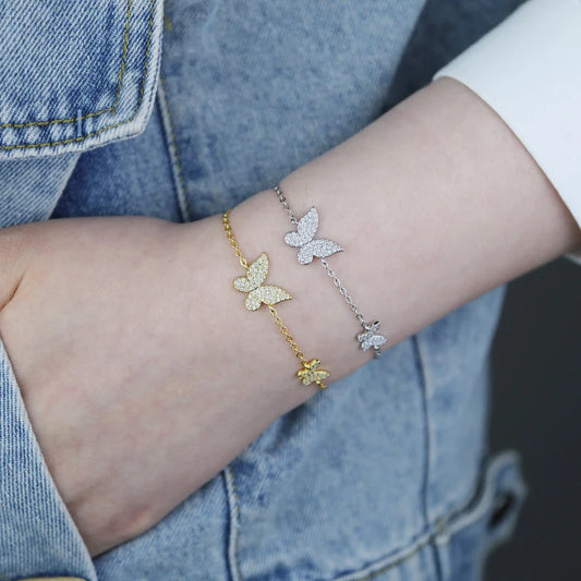 BUTTERFLY CHARM BRACELET