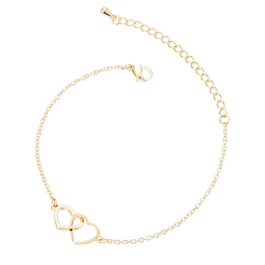HOLLOW HEART BARCELET