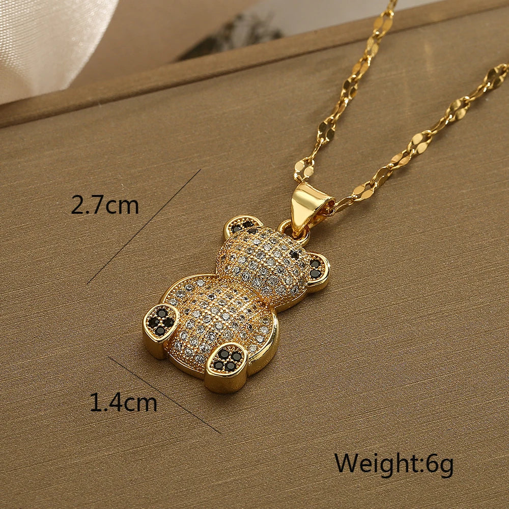 CUTE BEAR NECKLACE