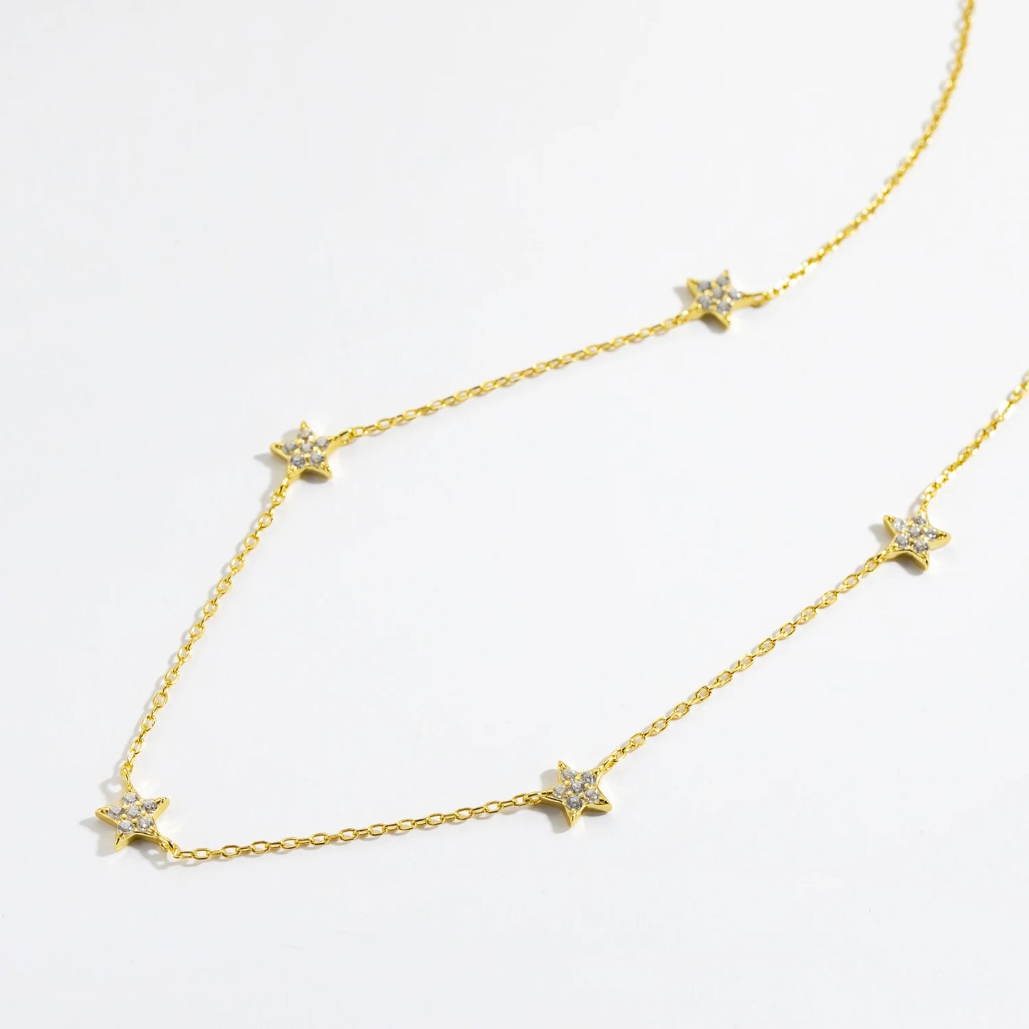 STAR PAVE CHRAM NECKLACE