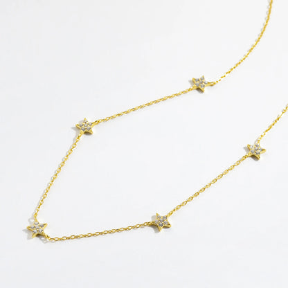 STAR PAVE CHRAM NECKLACE