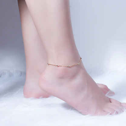 GLITTERING ANKLET