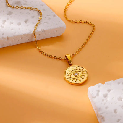 LUCKY EVIL EYE NECKLACE