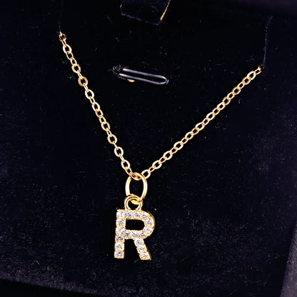 KPOP SHINING ALPHABET NECKLACE