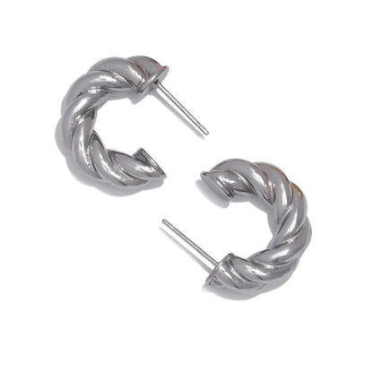 WOVEN TWIST EARRINGS