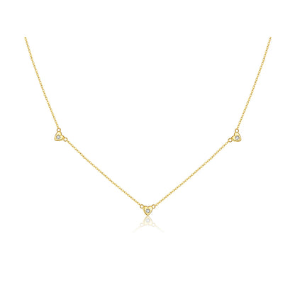 THREE HERAT CHARM NECKLACE