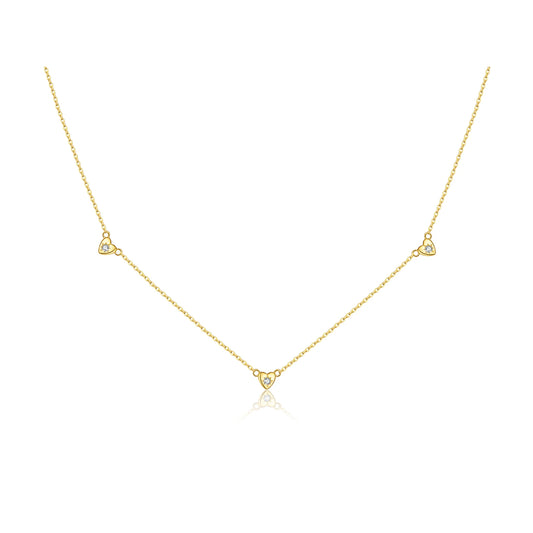 THREE HERAT CHARM NECKLACE