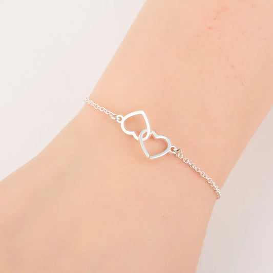 HOLLOW HEART BARCELET