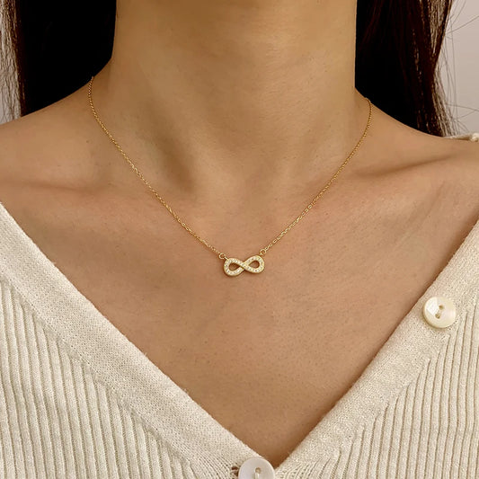 FIGURE MICRO DIAMOND NECKLACE