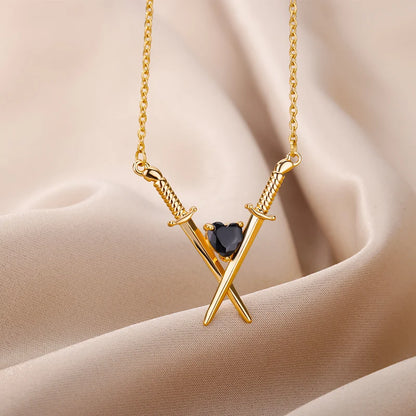 SWORD HEART NECKLACE