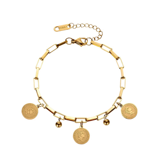 VIBE WITH COINS BRACELET