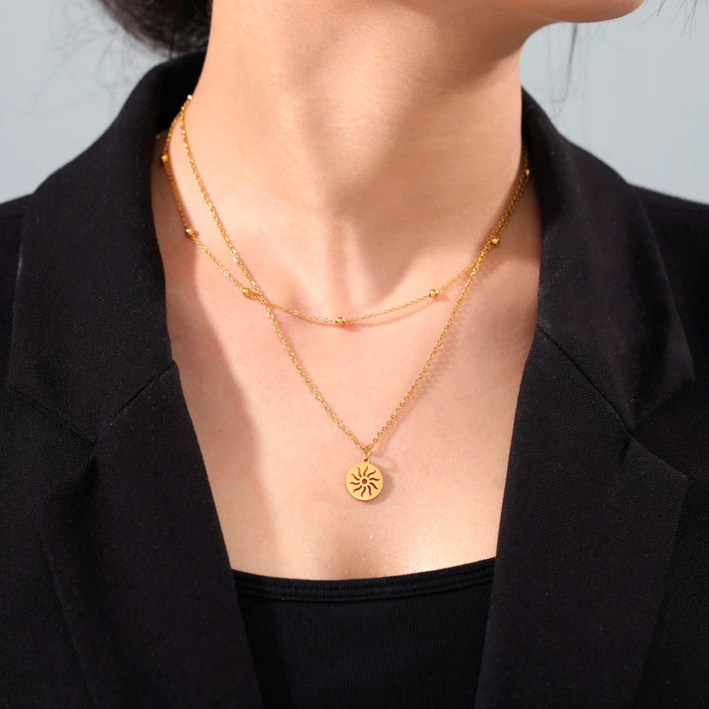 ROUNDSUN BEADS NECKLACE