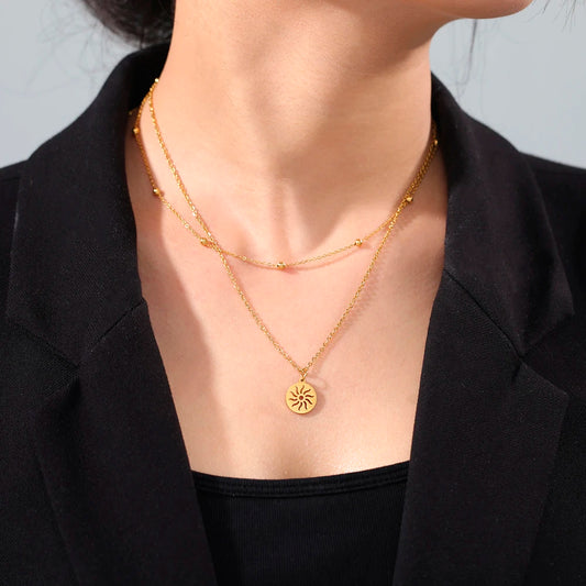 ROUNDSUN BEADS NECKLACE