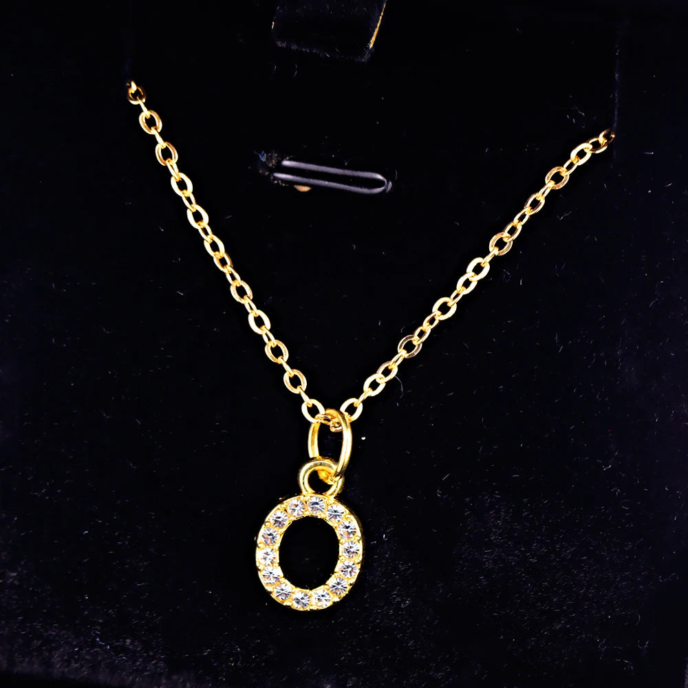 KPOP SHINING ALPHABET NECKLACE