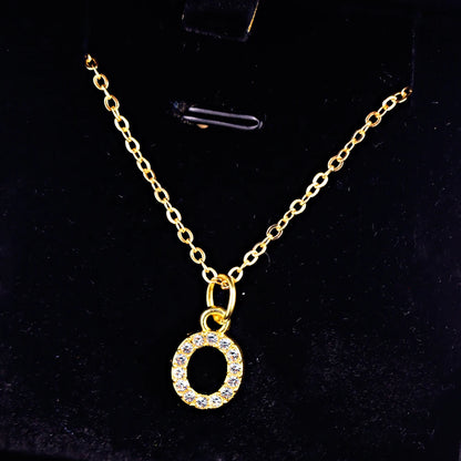 KPOP SHINING ALPHABET NECKLACE