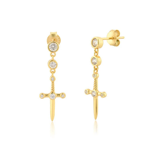 UNIQUE CROSS EARRINGS