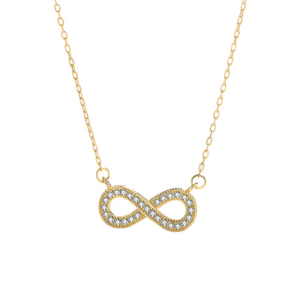 FIGURE MICRO DIAMOND NECKLACE