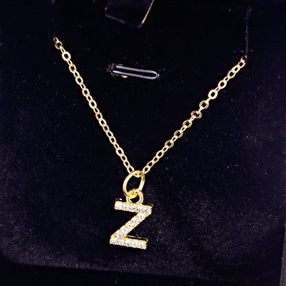 KPOP SHINING ALPHABET NECKLACE