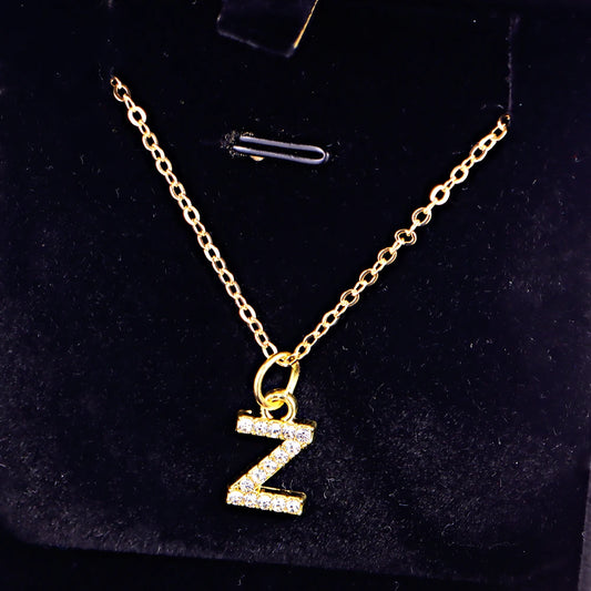 KPOP SHINING ALPHABET NECKLACE