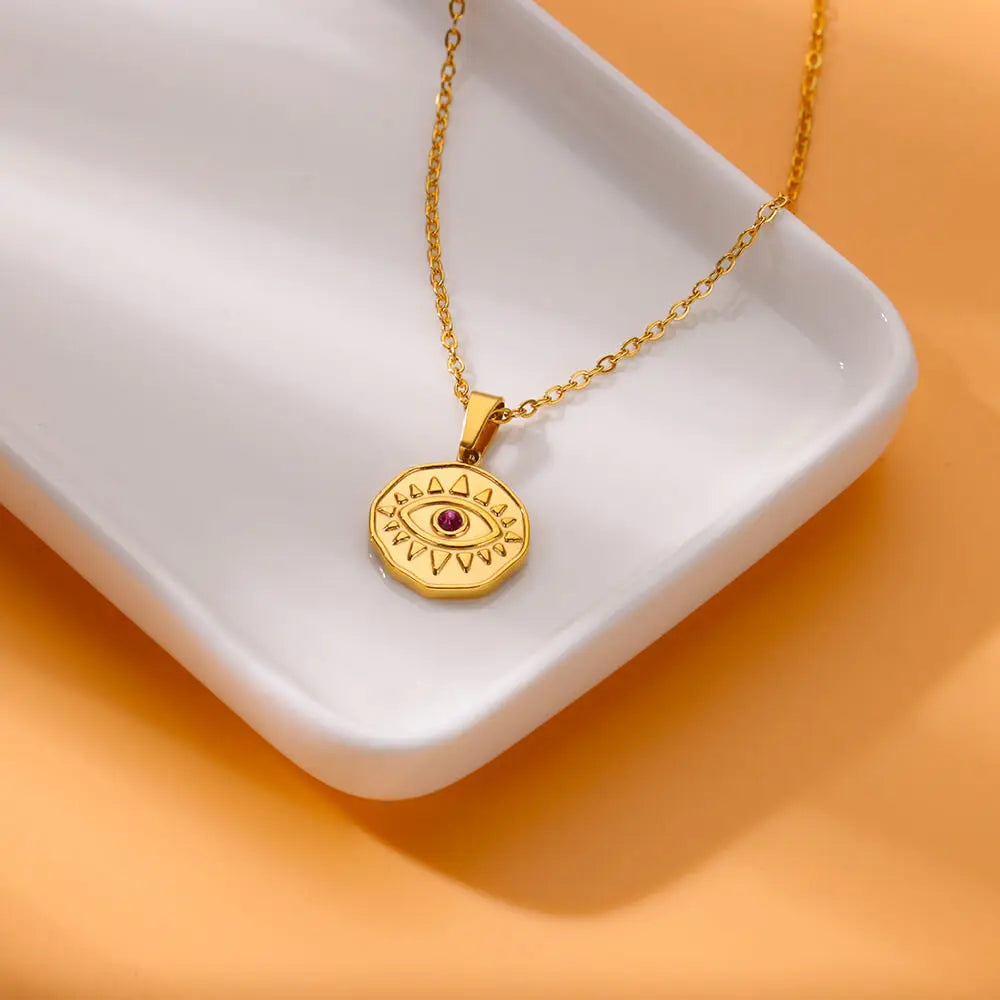 LUCKY EVIL EYE NECKLACE