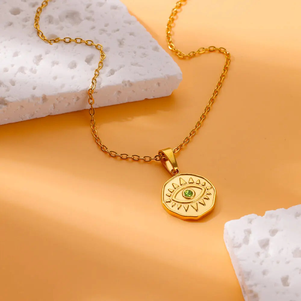 LUCKY EVIL EYE NECKLACE
