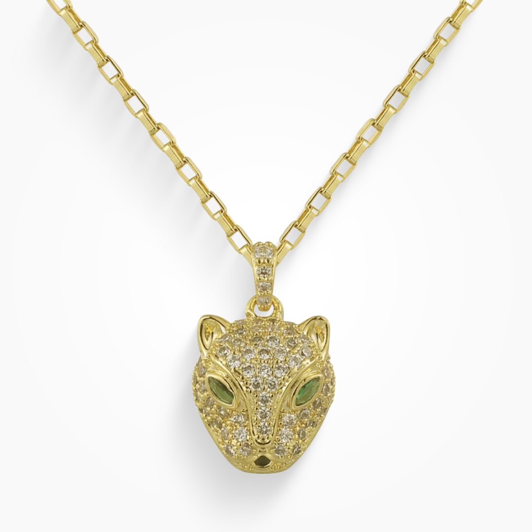 JAGUAR STUD NECKLACE